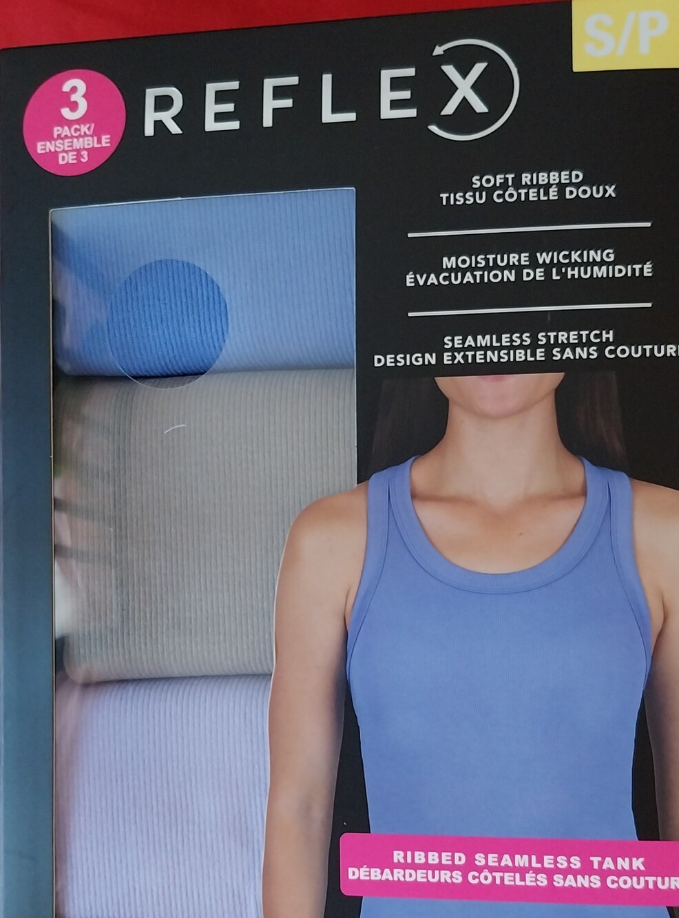 Reflex NWT Ribbed Seamless Tank - (3-Pack) - Picture 7 of 8